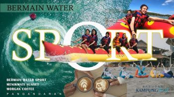 Bermain Water Sport di Pantai Timur Pangandaran