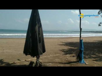 Kondisi Pantai Pangandaran, Objek Wisata di Pangandaran Mendadak Lumpuh Sejak di Berlakukan PPKM