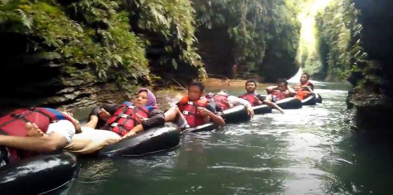 Santirah (River Tubing) - Body Rafting Pangandaran Paradise